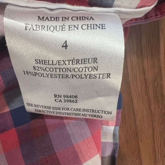 Theory “Evan” Plaid Women's Skirt - Pink and Blue. Size 4 - Picture 4 of 9